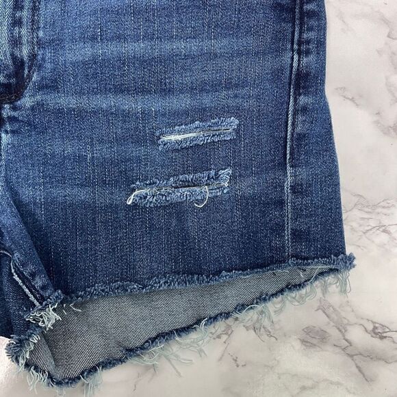 Lucky Brand Blue Custom Cutoff Denim Jean Shorts 6 28 in - Picture 2 of 6